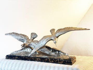 original Art Deco Bronze 1930 - Georges-Henri Laurent -, Antiek en Kunst