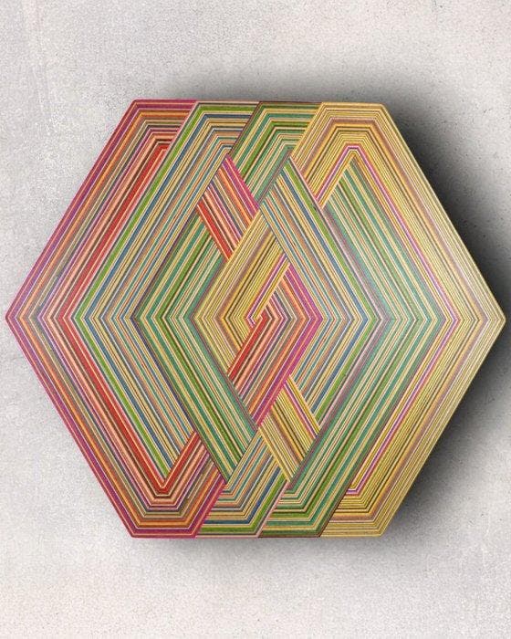 Danilo Nedi - Focused Skateboard Woodworks - Full groan ~, Antiek en Kunst, Kunst | Designobjecten