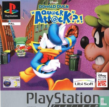 Playstation 1 Donald Duck: Quack Attack, Verzenden, Zo goed als nieuw