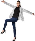 2dekans | Dressforfun Paillettenjas dames zilver XL -, Ophalen of Verzenden, Zo goed als nieuw