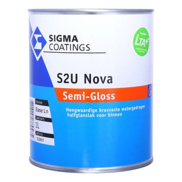 Sigma S2U Nova Semi-Gloss - ral 7021 - 2.5 liter (Lakverf), Overige kleuren, Nieuw, Ophalen of Verzenden, Lak