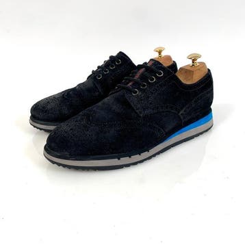 Prada Sneaker Brogue Navy Blue 4E 2339 UK 8 - Brogues -, Nieuw