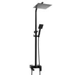 Badkraan Douche Zwart RVS | Vierkant Design | Premium | O..., Doe-het-zelf en Verbouw, Sanitair, Ophalen of Verzenden, Nieuw, Rvs