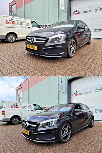 A45 W176 Grille | 2012-2015 | Alumunium lijst | voor A klass, Voor, Mercedes-Benz, Nieuw, Ophalen of Verzenden