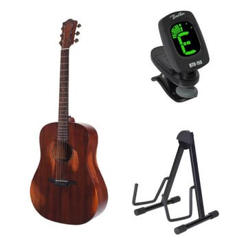 Bromo BAR1HM bundel Dreadnought All Solid Akoestische, Ophalen of Verzenden, Nieuw