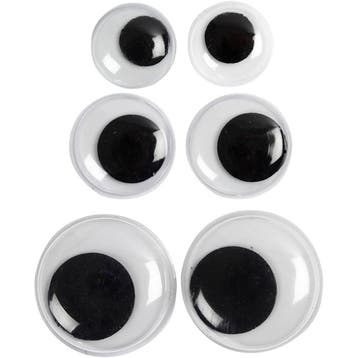 Wiebelogen, niet zelfklevend, d 12+14+20 mm, 18 div/ 1 doos, Nieuw
