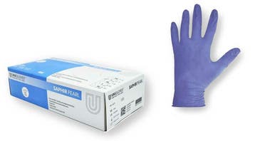 Unigloves Nitril handschoenen - paars- 100 stuks - Extra, Diversen, Verpleegmiddelen, Verzenden, Nieuw