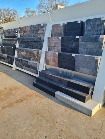 Keramiekterrastegels - betontegels - borderelementen etc, Nieuw, Overige materialen