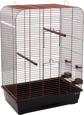 Vogelkooi Marja - Koper/Zwarte Binnenkooi voor Parkieten,..., Verzenden, Nieuw, Metaal, Vogelkooi