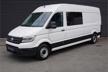 Volkswagen Crafter 180pk L4H3/L3H2 Facelift Dubbele cabine T, Gebruikt, Volkswagen, Wit, Lease