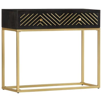 Industriele sidetable - Tweedekansje - 34% Korting OP=OP, 50 tot 100 cm, Nieuw, Ophalen of Verzenden, Overige houtsoorten