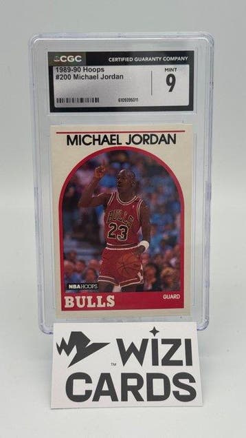 1989-90 Nba Hopps Michael Jordan #200 Graded card - CGC 9, Nieuw