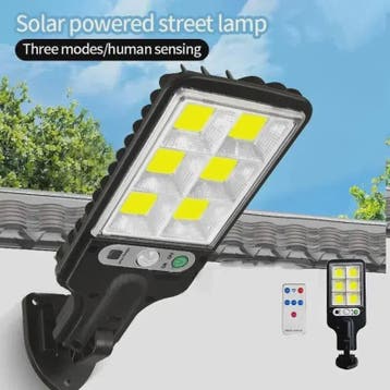 Solar Buitenlamp met Bewegingssensor - Waterdicht & 3 Modi, Verzenden, Nieuw