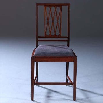 8  Engelse stoelen ca 1890 2 met armleuningen incl herstoffe, Antiek en Kunst, Ophalen of Verzenden
