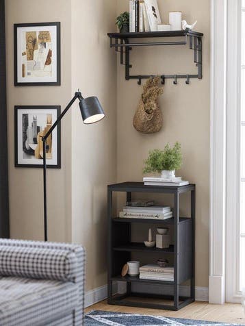 2dekans | ODADDY® Wandtafel - Sidetable Industrieel - met 2, Ophalen of Verzenden, Zo goed als nieuw