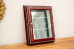 Vitrine - Gouden profielen - Hout, Glas, Fluweel -