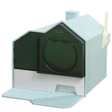 TRUUSK Kattenbak met Bodempan, Schep en Filter - Kaptoilet -, Diversen, Verzenden, Nieuw