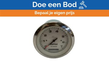 Bieden: VDO Uttern Tachometer with engine hour, Ophalen of Verzenden, Nieuw, Motor en Techniek, Zeilboot of Motorboot