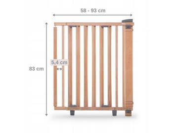 Geuther Beveiligingspoortje - Vast te Schroeven - 58-93 cm -, Kinderen en Baby's, Verzenden, Zo goed als nieuw