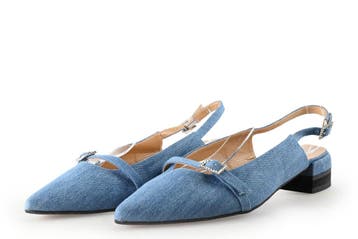 Notre-V Slingbacks in maat 42 Blauw, Notre-V, Zo goed als nieuw, Verzenden, Blauw