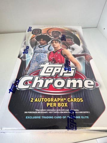 2023/24 Topps Chrome Basketball 2x Autograph guaranteed 2, Nieuw