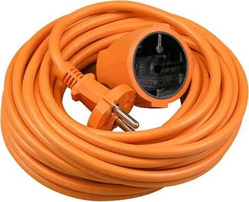 Verlengkabel 10 meter oranje ongeaard, Doe-het-zelf en Verbouw, Elektra en Kabels, Verzenden, Nieuw