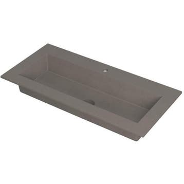 INK Kraft Wastafel Enkele Bak 1 Kraangat - 1000x450x10 mm -, Ophalen of Verzenden, Nieuw