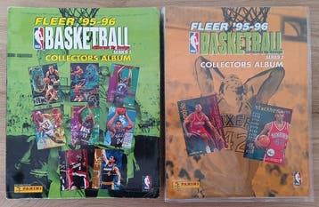 Panini 2 Album Completi - Basketball NBA Fleer 95-96 Series, Nieuw