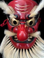 Noh masker - Hout - Sarutahiko Kagura-masker (Zonder