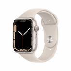 Refurbished Apple Watch Series 7 45mm, Sieraden, Tassen en Uiterlijk, Smartwatches, Verzenden, Wit, IOS, Nieuw
