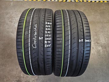 285/45/20 112Y CONTINENTAL PREMIUMCONTACT7 EV 6,7MM PROFIEL, Ophalen, Gebruikt, 285 mm, Band(en)