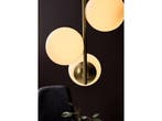 Nordlux Lilly - Hanglamp - 3x E14 - Opaal glas/messing, Verzenden, Zo goed als nieuw