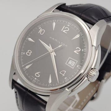 Hamilton - Jazzmaster Black Dial Date Quartz - Zonder, Nieuw