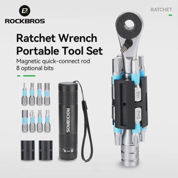 ROCKBROS Draagbare Fiets Ratel Gereedschapset - Lichtgewicht, Fietsen en Brommers, Verzenden, Nieuw