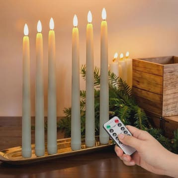 LED Flakkerende Taper Kaarsen 11 inch met Afstandsbediening, Verzenden, Nieuw