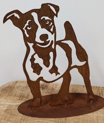 Tuinbeeld Jacky de  Jack Russel -B20 x H27cm, Verzenden, Nieuw