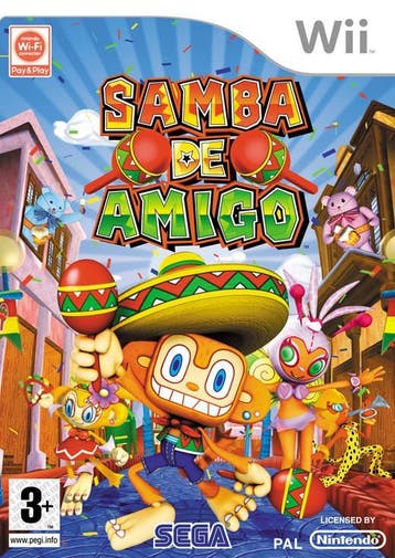 Samba De Amigo - Nintendo Wii - Geek Out!, Muziek, 2 spelers, Eén computer, Zo goed als nieuw