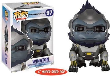 Funko Pop!  Overwatch - Winston (6 inch) #97, Verzamelen, Poppetjes en Figuurtjes, Verzenden, Nieuw