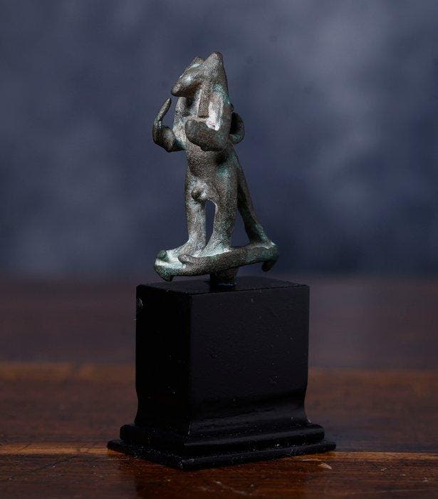 Oude Egypte, Pantheïstische goddelijke amulet - RARE, Verzamelen, Mineralen en Fossielen