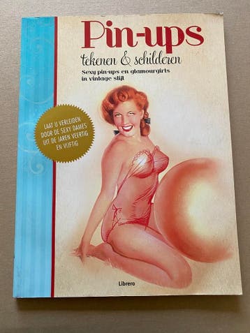 Pin-Ups Tekenen en Schilderen in Vintage-stijl - Erotiek, Verzenden, Zo goed als nieuw, Tekenen en Schilderen
