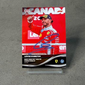 Ferrari - Topps Now - (032) Lewis Hamilton Highest grand, Verzamelen, Nieuw