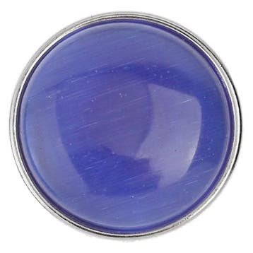 Fako Bijoux - Click Button - Glas - Kattenoog Blauw, Verzenden, Nieuw