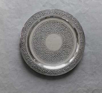 Tripoli Large Round - Schaal - .800 zilver