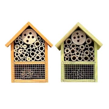 Houten Bijen- en Vlinderhuis – Hangend Insectenhotel Tuin