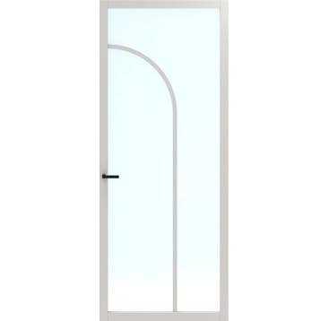 Skantrae binnedeur SSL 14612 93x231,5  Blank glas, Ophalen of Verzenden, Zo goed als nieuw, 80 tot 100 cm, 215 cm of meer
