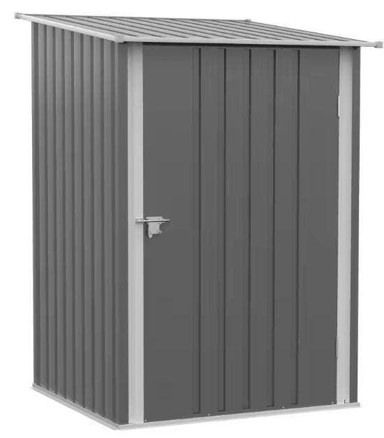 Afsluitbare Stalen Tuinkast Schuur Grijs 100x103x160cm, Tuin en Terras, Tuinhuizen, Nieuw, Verzenden