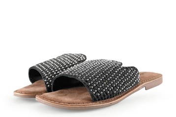 Lazamani Slippers in maat 40 Zwart, Kleding | Dames, Schoenen, Slippers, Verzenden, Zwart, Lazamani