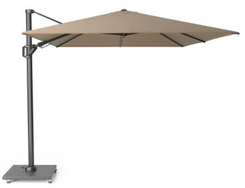 Challenger T2 zweefparasol 350x260 cm taupe met, Ophalen of Verzenden, Nieuw