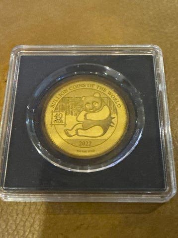 Tsjaad. 5000 Francs 2022 Panda 1/200 Oz (.999) mit CoA