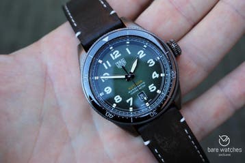 TAG Heuer Autavia Bronze Green WBE5190.FC8268 Nieuw Full set, Overige materialen, Leer, Polshorloge, Nieuw